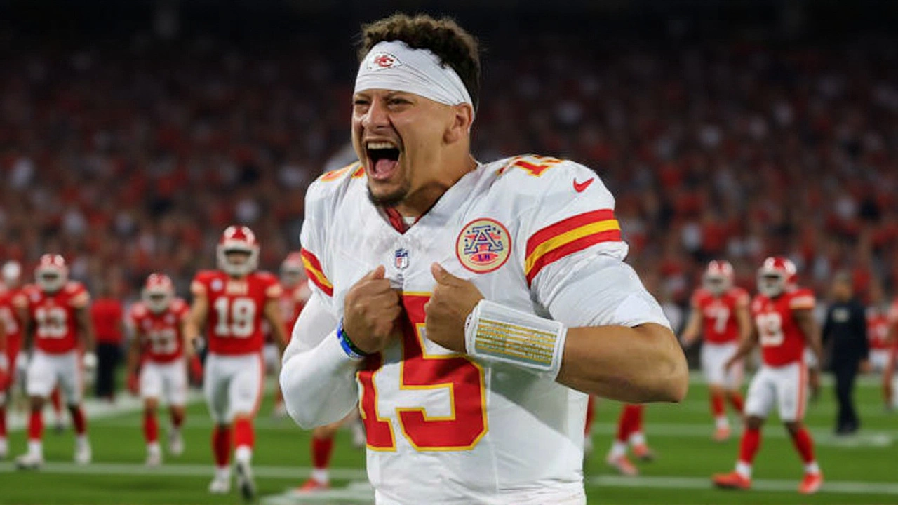 Mahomes Throws 4 TDs as Chiefs Top Lions on Sunday Night Football